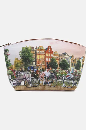 Y Not? ? Beauty Case Yes Bag Stampa Città FLOWER RIVER Beauty case da donna