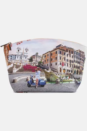 Y Not? ? Beauty Case Yes Bag Stampa Città VACANZA ROMANA Beauty case da donna
