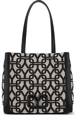 Y Not? ? Borsa Shopping Grace Logo NERO da donna