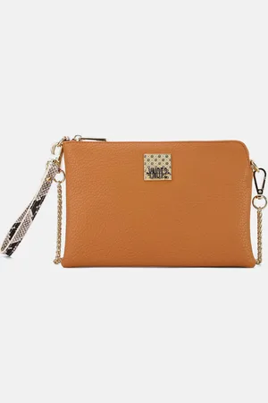 Y Not? ? Borsa Clutch Rachel In Pelle Sintetica ROSA Borsa Clutch da donna