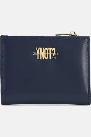 Y Not? ? Potrafogli Oyster BLU Portafogli da donna