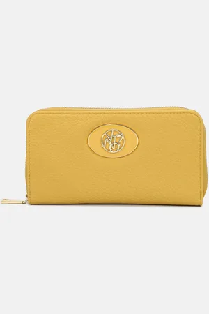 Y Not? ? Portafogli Happy In Pelle Sintetica GIALLO