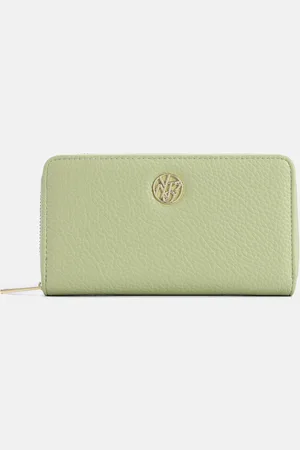 Y Not? ? Portafogli Happy In Pelle Sintetica VERDE
