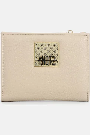 Y Not? ? Potrafogli Rachel In Pelle Sintetica BEIGE Portafogli da donna