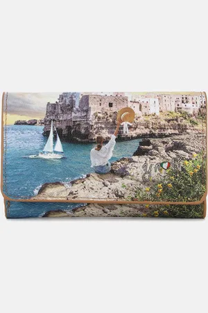 Y Not? ? Portafogli Yes Bag Stampa Città POLIGNANO COAST Portafogli da donna