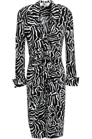 Diane von Furstenberg Donna Vestito con colletto - VESTITI - Vestiti corti