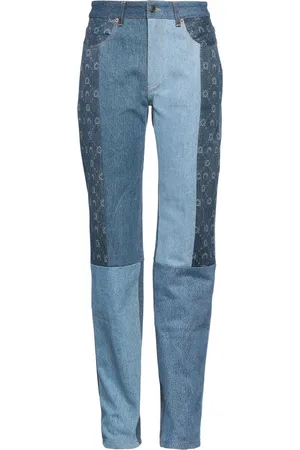 Marine Serre BOTTOMWEAR Pantaloni jeans
