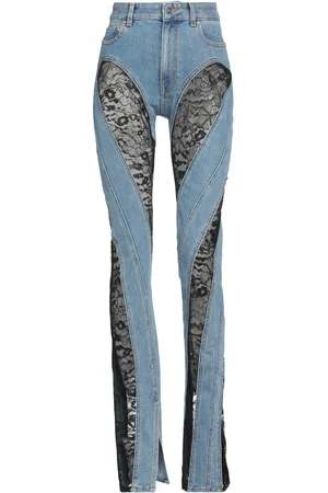MUGLER BOTTOMWEAR Pantaloni jeans