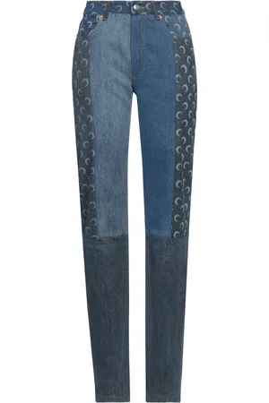 Marine Serre BOTTOMWEAR Pantaloni jeans