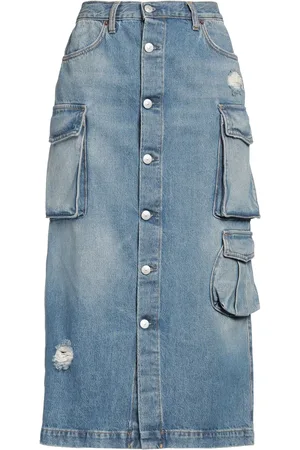 (+) people BOTTOMWEAR Gonne jeans