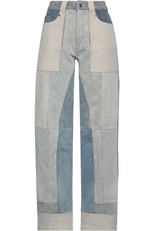 Marine Serre BOTTOMWEAR Pantaloni jeans