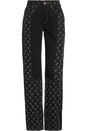 Marine Serre BOTTOMWEAR Pantaloni jeans