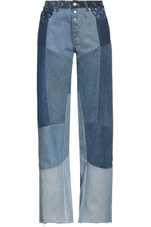 Marine Serre BOTTOMWEAR Pantaloni jeans