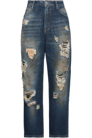 GAËLLE BOTTOMWEAR Pantaloni jeans