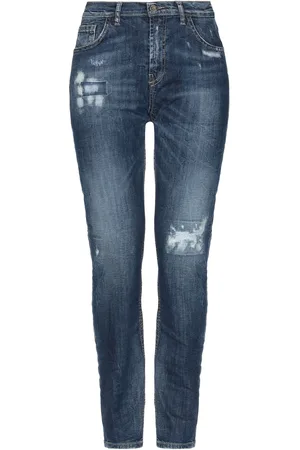 FRANKIE MORELLO BOTTOMWEAR Pantaloni jeans