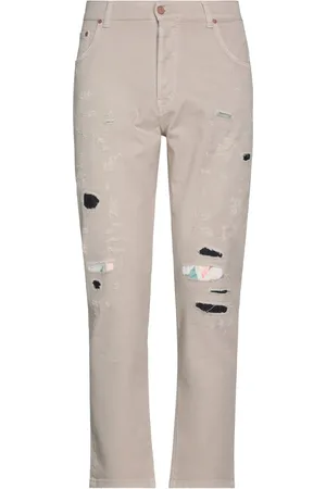 GREY DANIELE ALESSANDRINI BOTTOMWEAR Pantaloni jeans