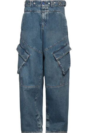 MARCELO BURLON BOTTOMWEAR Pantaloni jeans