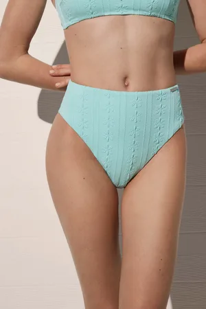 YSABEL MORA Slip alto bikini floreale