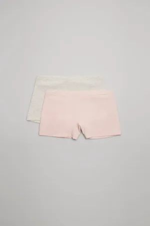 YSABEL MORA Confezione di 2 culotte da bambino rosa e grigio