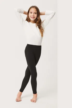YSABEL MORA Leggings basic da ragazza neri