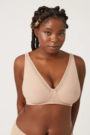 YSABEL MORA Reggiseno riduttore a triangolo color carne