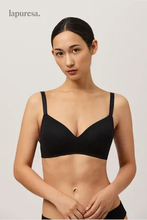 YSABEL MORA Reggiseno senza ferretto con imbottitura in cotone biologico per coppe C e D