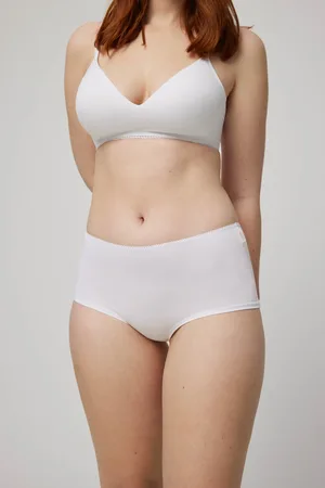 YSABEL MORA Slip alto in cotone biologico