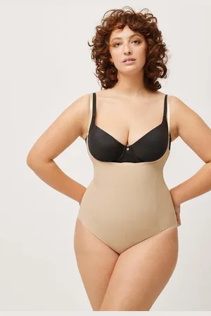 YSABEL MORA Body-up snellente con pizzo color carne