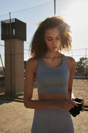 YSABEL MORA Reggiseno sportivo dettaglio schiena sostegno leggero