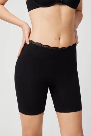 YSABEL MORA Shorts antisfregamento in cotone