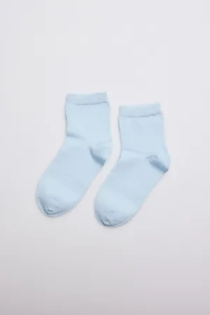 YSABEL MORA Calzini per bambini azzurri con perle
