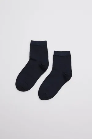 YSABEL MORA Calzini con perle per bambini blu scuro