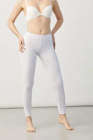 YSABEL MORA Pantaloni interni termici bianchi