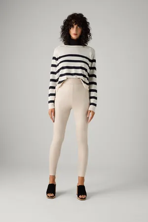YSABEL MORA Leggings effetto metallizzato