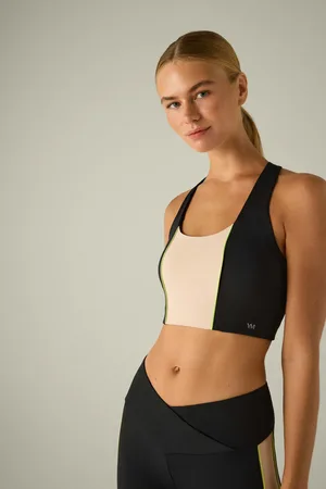 YSABEL MORA Reggiseno sportivo color block con supporto leggero