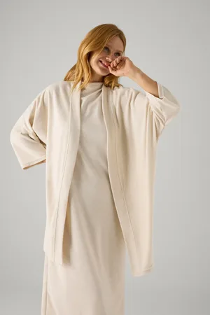 YSABEL MORA Cardigan stampato in tinta unita