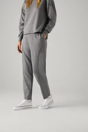 YSABEL MORA Pantaloni stile jogger grigi semplici