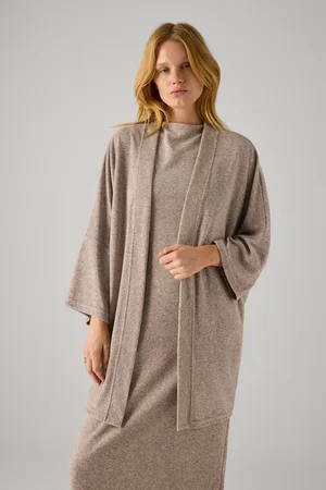 YSABEL MORA Cardigan stampato in tinta unita