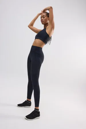 YSABEL MORA Leggings sportivi lunghi a vita alta neri