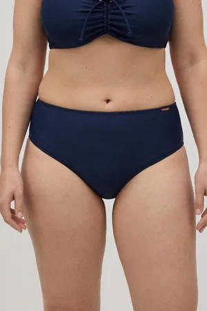 YSABEL MORA Slip bikini blu scuro a riduzione elevata