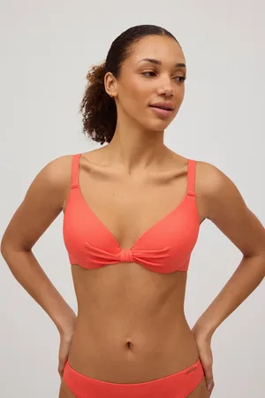 YSABEL MORA Top bikini classico in micropiqué con ferretto