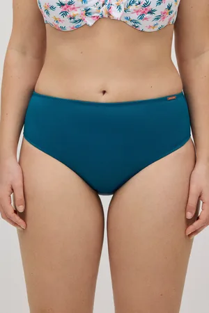 YSABEL MORA Slip bikini ad alta riduzione in micropiqué
