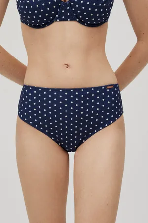 YSABEL MORA Slip bikini a pois altamente riducenti