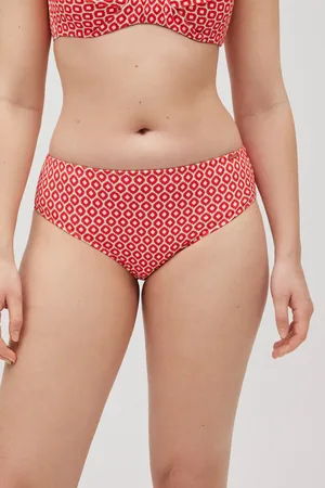 YSABEL MORA Slip bikini modellante stampato in piqué