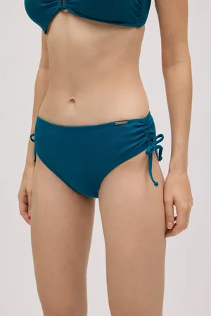YSABEL MORA Slip bikini midi riducente in micropiqué