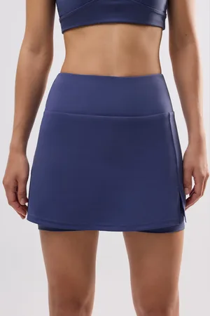 YSABEL MORA Gonna sportiva con tasca interna blu scuro