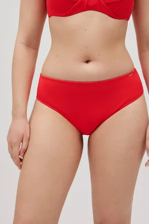 YSABEL MORA Slip bikini modellante in piqué color