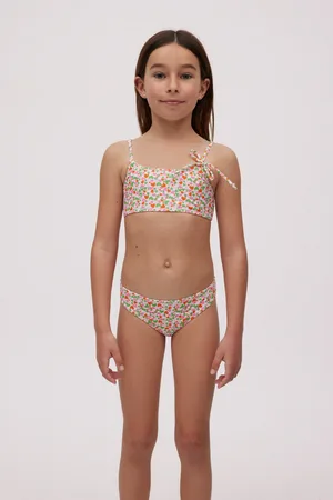 YSABEL MORA Set bikini da bambina con stampa di cuori