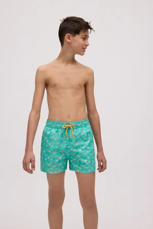 YSABEL MORA Costume da bagno corto da ragazzo con stampa tropicale