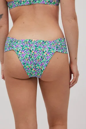 YSABEL MORA Slip bikini brasiliano con stampa micropiqué